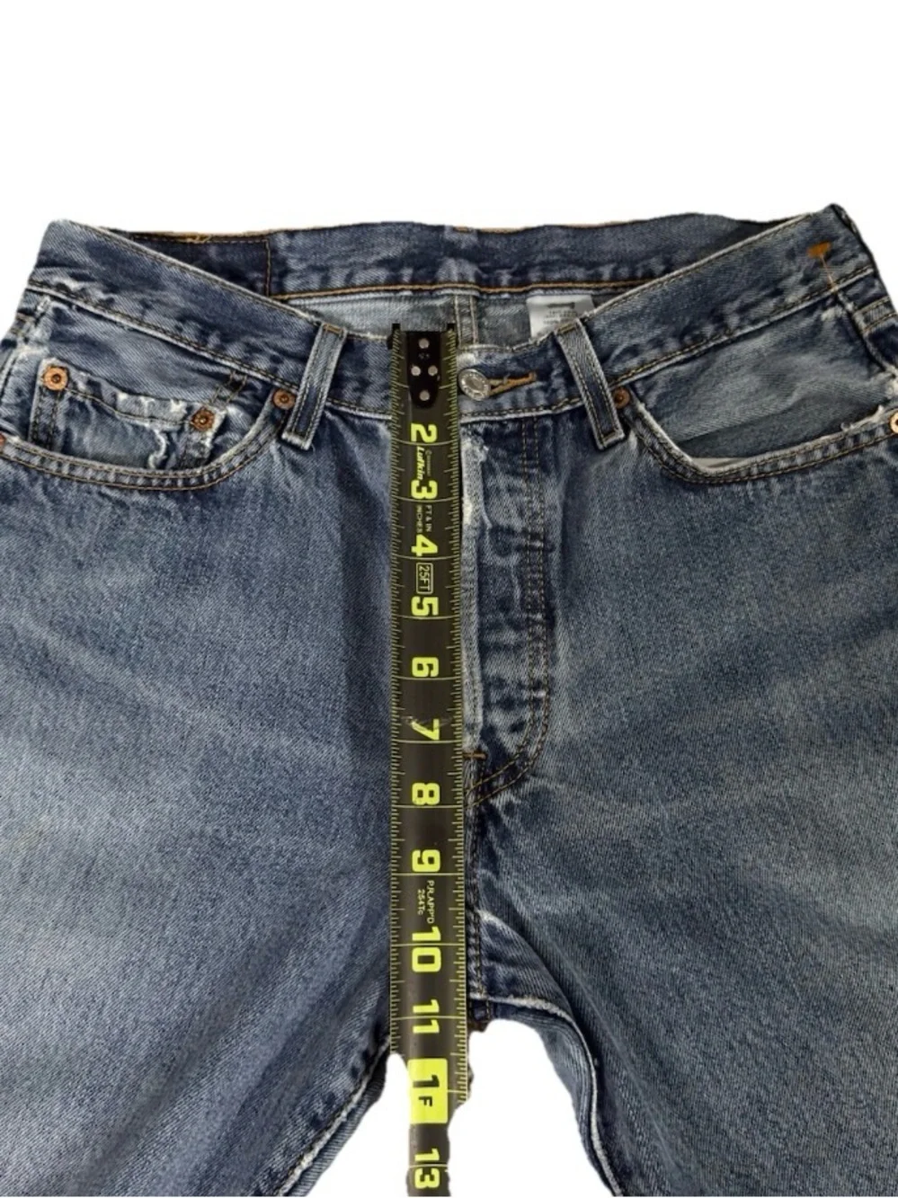 Vtg Levi's 501 Original Fit Jeans 30x30 Indigo Blue Button Fly 2005 USA Era
